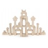 Set cuburi de construit 100 buc natur (3cm), Viga
