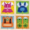 Set jucarii de perete - Incheie imbracamintea, Viga