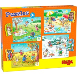 Set 4 puzzle-uri cu...