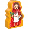 Set 4 puzzle-uri cu figurine In lumea basmelor, HABA